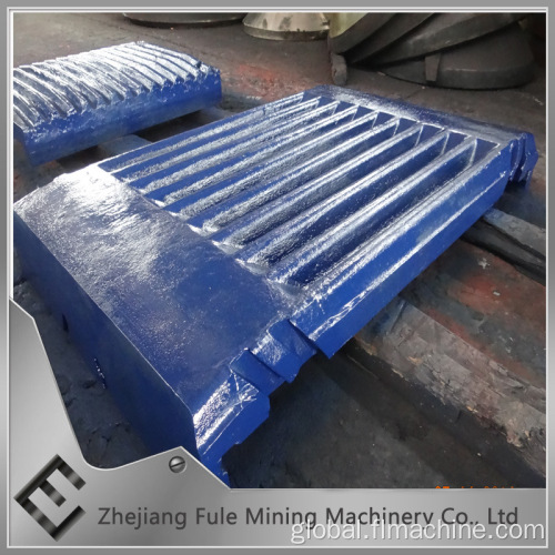 Jaw Teeth Plate for Stone Crusher Mining Casting Parts Jaw Plate for Stone Crusher Supplier